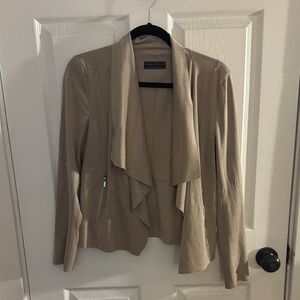 Bagatelle Beige Waterfall Blazer